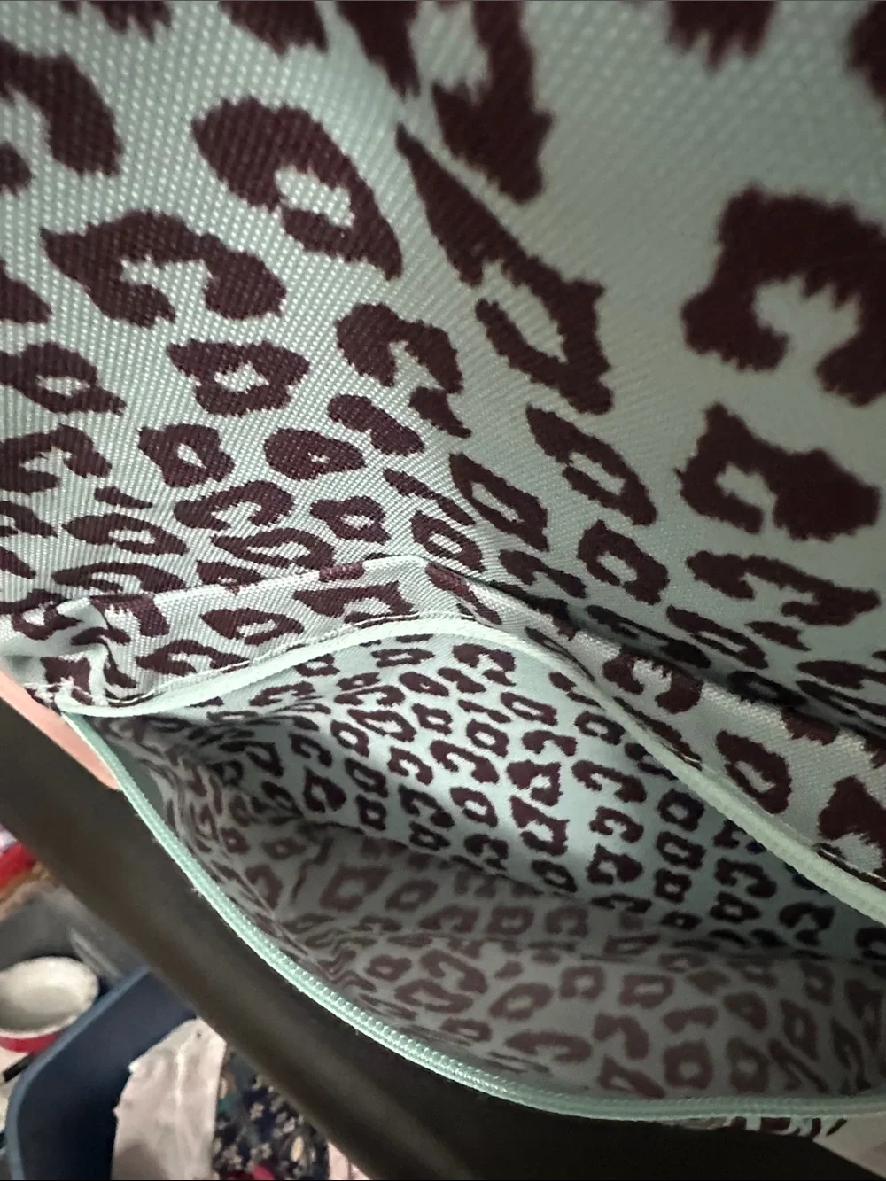 Mint Leopard Print Backpack NWT